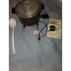 Vintage 6 Quart Multi Cooker Kitchen Kettle by Presto Model 06000 Tested